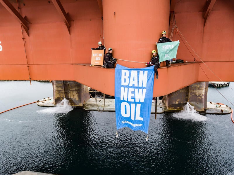 Ban new oil